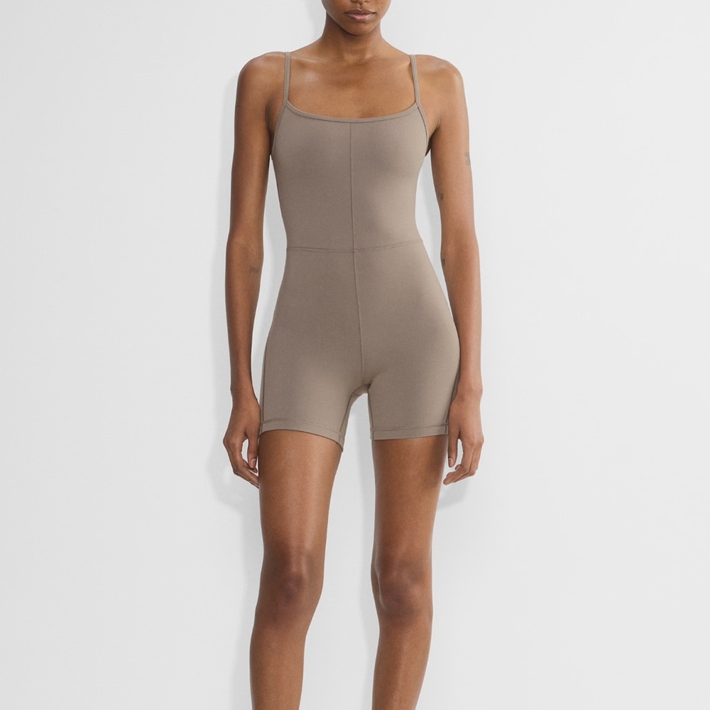 Women's Tan High-Waisted Shorts